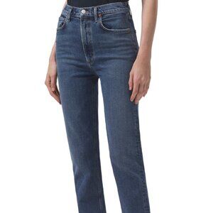 AGOLDE High Waist Stovepipe Jeans - Captivate - Size 28